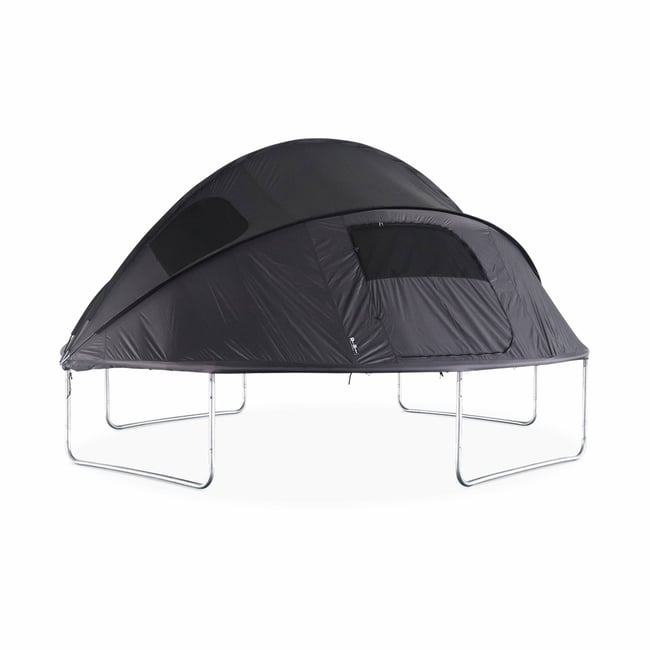 JAWSEU Auvent de Trampoline Extérieur Housse de Protection Trampoline Couverture de Trampoline Auvent Trampoline Surround Tente Pare-Soleil Accessoires de Trampolines