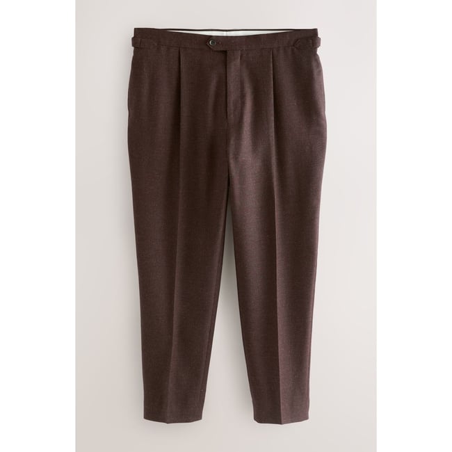 Pantalon habillé standard texturée lin - NEXT