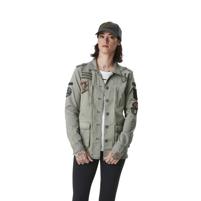 Veste militaire Milly kaki <span itemprop=