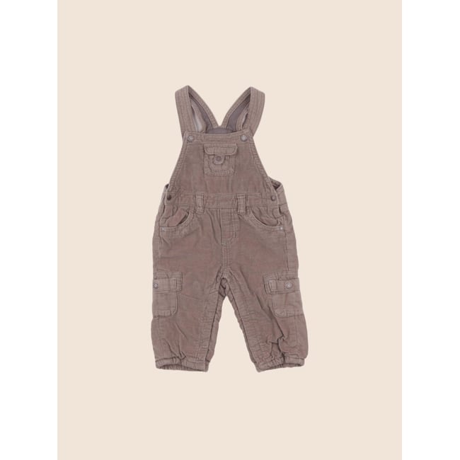 Salopette - Etat satisfaisant beige <span itemprop=
