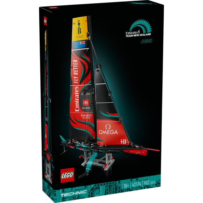 LEGO Technic - Yacht Emirates Team New Zealand AC75 (42174) - Modèle de Voilier Réaliste multicolore <span itemprop=