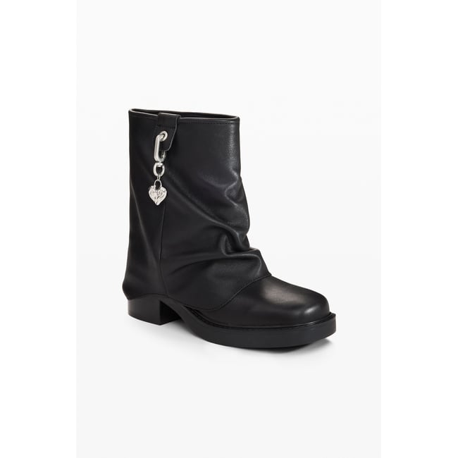 bottines chelsea cœur noir <span itemprop=