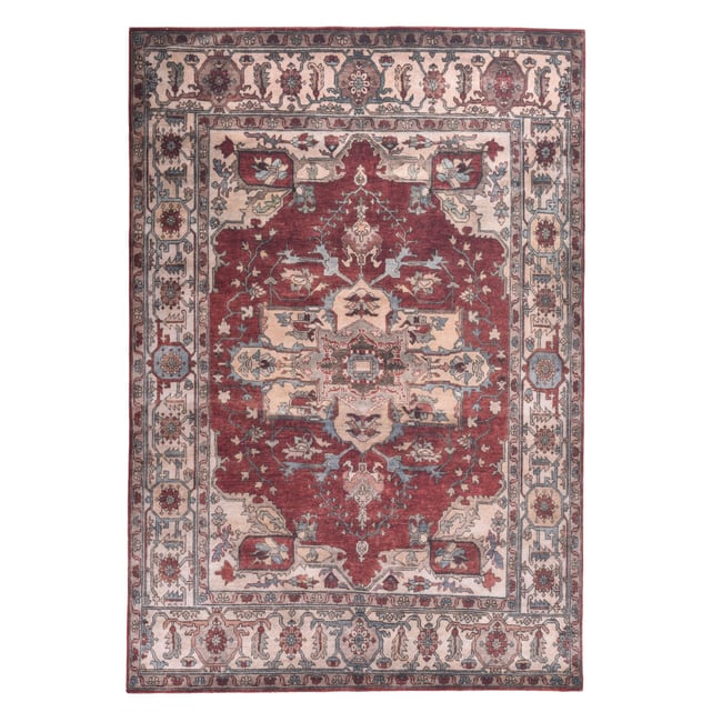 Tapis floral tissé plat - ADARA - GINO FALCONE