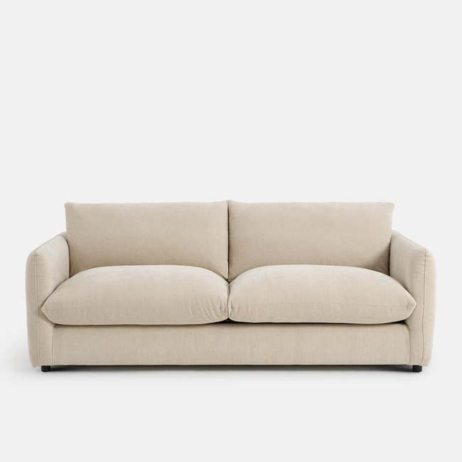 Canapé droit 2, 3 ou 4 places, en polyester chiné, YDE - LA REDOUTE INTERIEURS