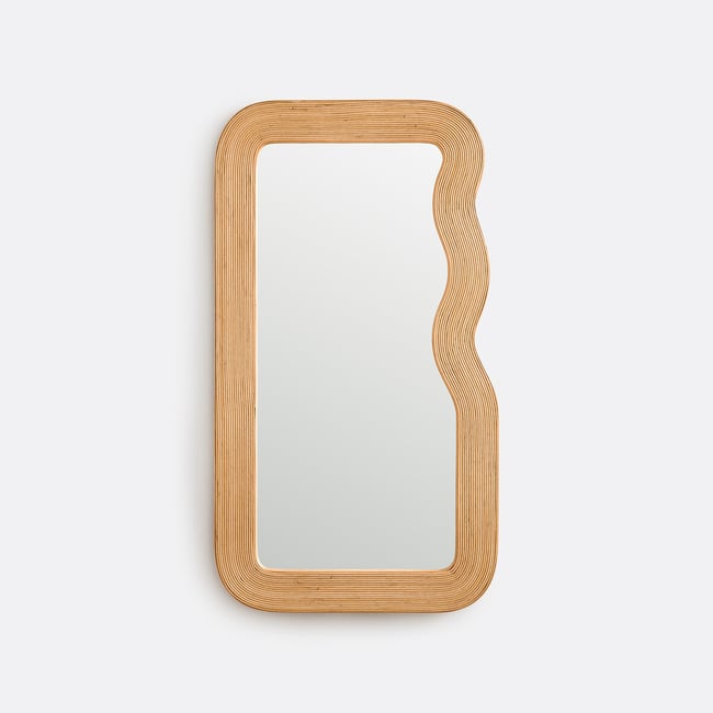Specchio in bambù H90 cm, Ondara naturale   LA REDOUTE INTERIEURS