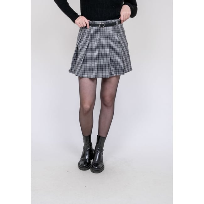 Jupe-short Plissée à Carreaux Xomelle - DONA LISA