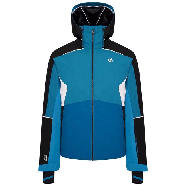 Blouson de ski CATCH ON bleu sarcelle foncé / noir <span itemprop=