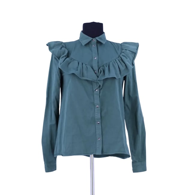 Chemise - Très Bon État vert <span itemprop=