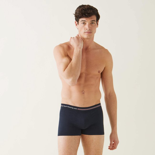 Boxer tinta unita Christian blu marino LE SLIP FRANCAIS