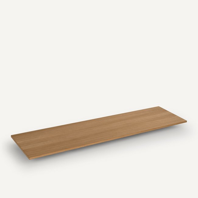 Plateau de bureau plaqué chêne L250cm, Working Couleur chêne naturel <span itemprop=