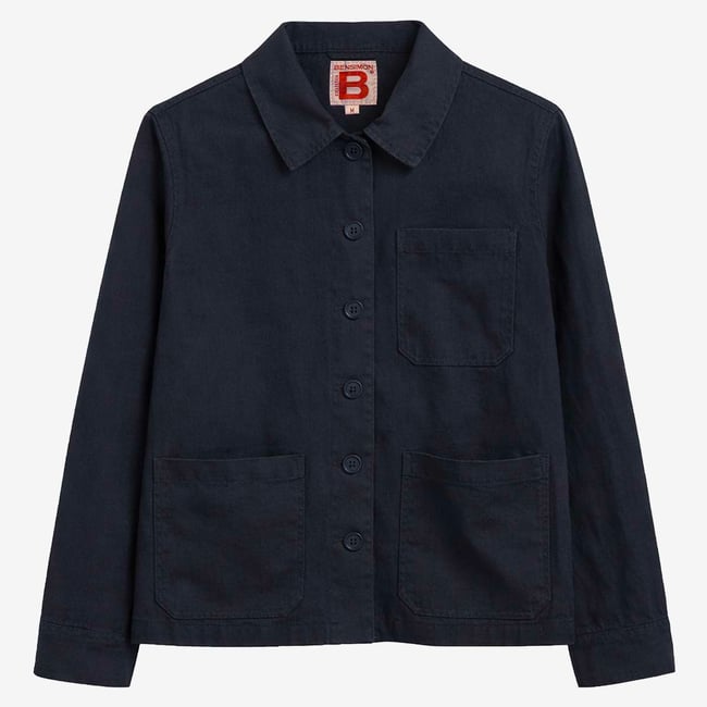 Veste droite manches longues en lin GOLTA - BENSIMON
