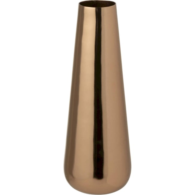 Vase élancé en aluminium Couleur rose doré <span itemprop=