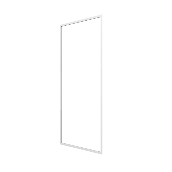 Paroi de retour pour douche en verre trempé blanc <span itemprop=