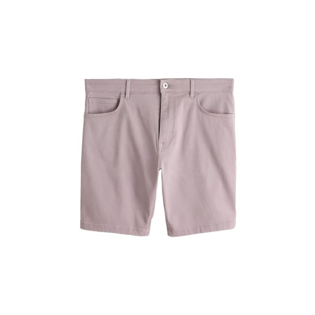 Short chino stratch à 5 poches rose <span itemprop=