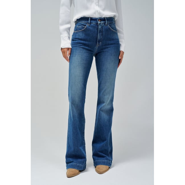 JEAN FAITH PUSH IN FLARE bleu denim <span itemprop=