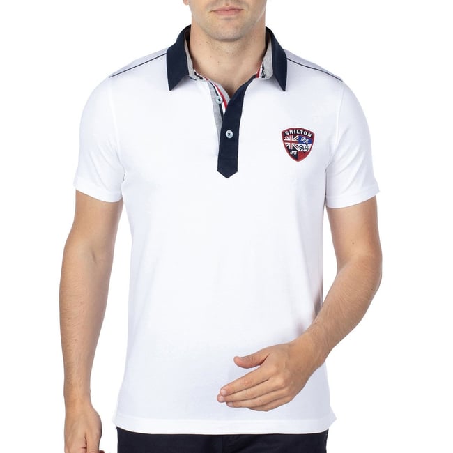 T-Shirt Rugby Cup New Zealand Shilton - Coton Confortable Avec Broderies Équipe