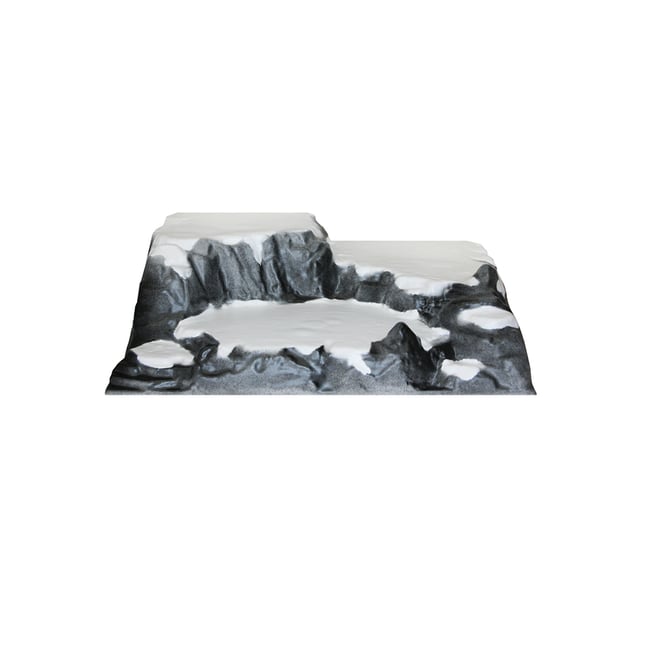 Base Village de Noël 3 plateaux à décorer Couleur noir <span itemprop=