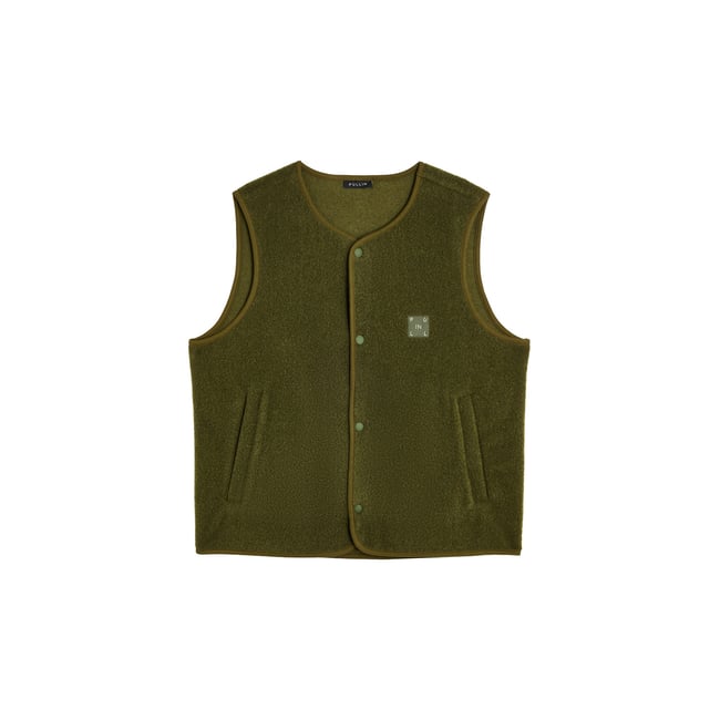 GILET SANS MANCHE KAKI vert kaki <span itemprop=