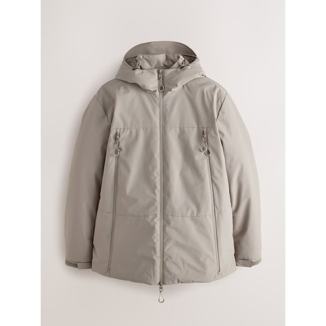 Veste matelassée thermogen déperlante grège <span itemprop=