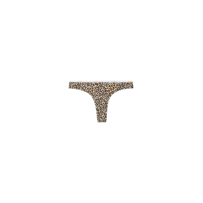 TANGA FELINE marron <span itemprop=