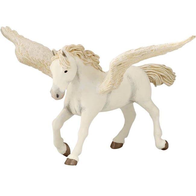 Figurine Pégase féerique beige <span itemprop=