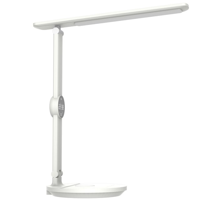 Lampe de bureau en Polycarbonate, ALEX PLUS Couleur blanc <span itemprop=