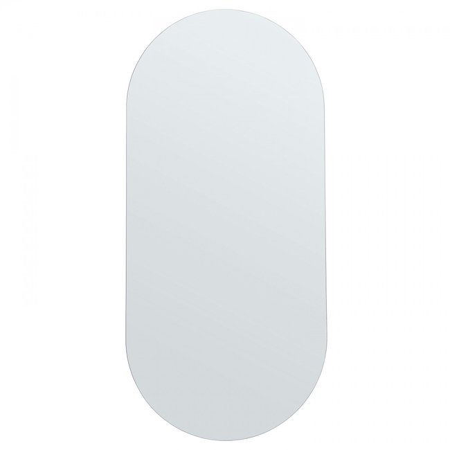 Miroir ovale large Walls Couleur transparent <span itemprop=