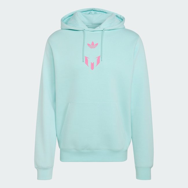 Sweat-shirt à capuche Messi semi flash aqua <span itemprop=
