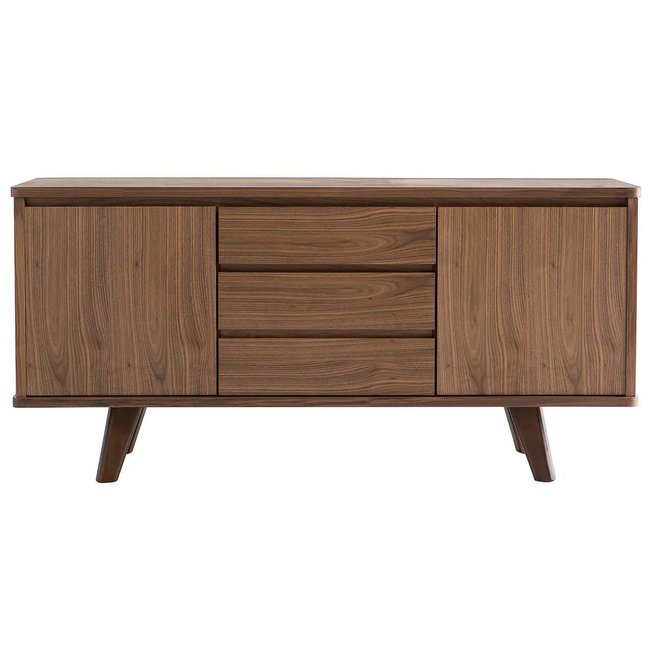 Buffet scandinave 2 portes 3 tiroirs L160 cm FIFTIES - MILIBOO