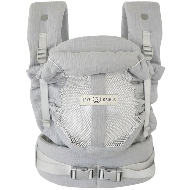 Porte bébé PhysioCarrier V2 gris <span itemprop=