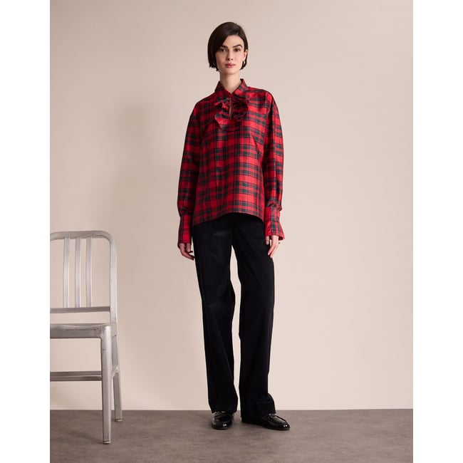 Chemise Ortiz rouge <span itemprop=