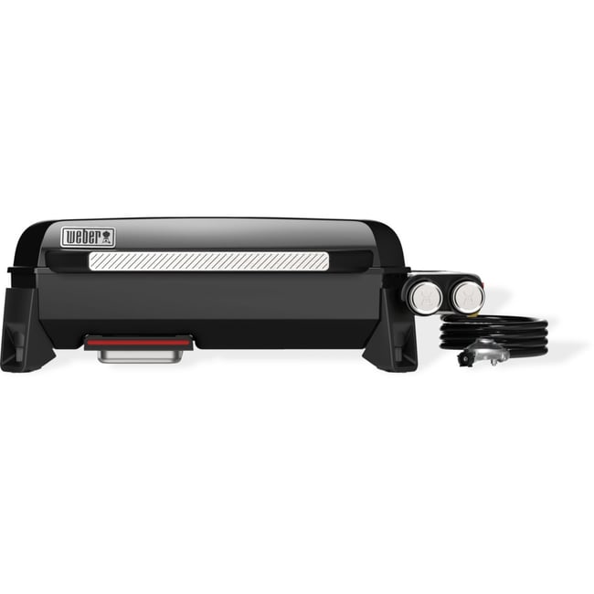 Plancha gaz black 2 brûleurs à poser,  56x41 cm noir <span itemprop=