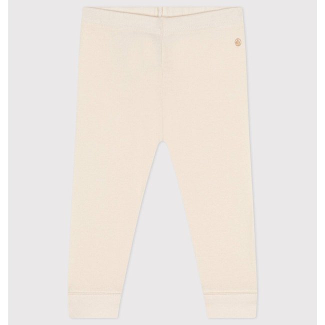 Cotton Leggings, ecru, PETIT BATEAU