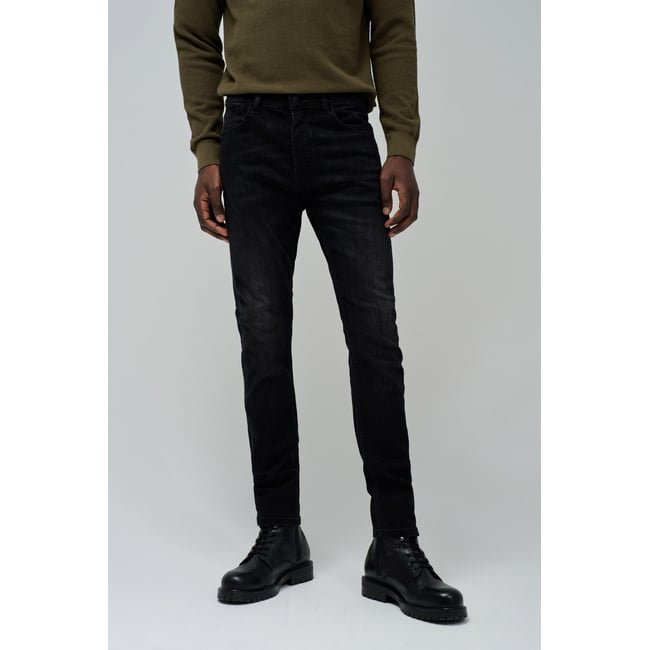 JEAN SKINNY S-REPEL noir <span itemprop=