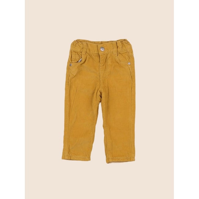 Pantalon - Très bon état jaune <span itemprop=