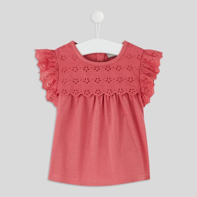 Blouse broderies anglaises en coton BIO - BOUT'CHOU
