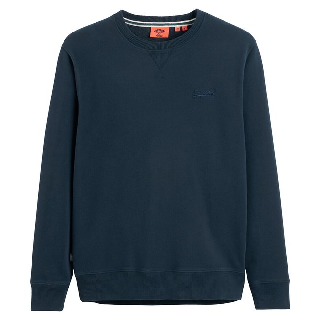 Sweat com gola chegada e logótipo, Essential - SUPERDRY