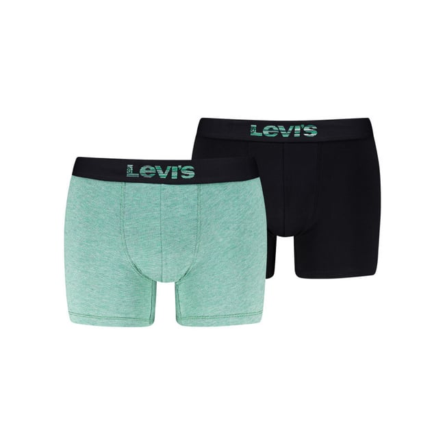 Lot de 2 boxers en coton multicolores pourvus de ceintures élastiquées - LEVI'S