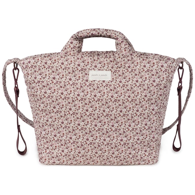 Sac à langer Cherry Fleurs cerise <span itemprop=