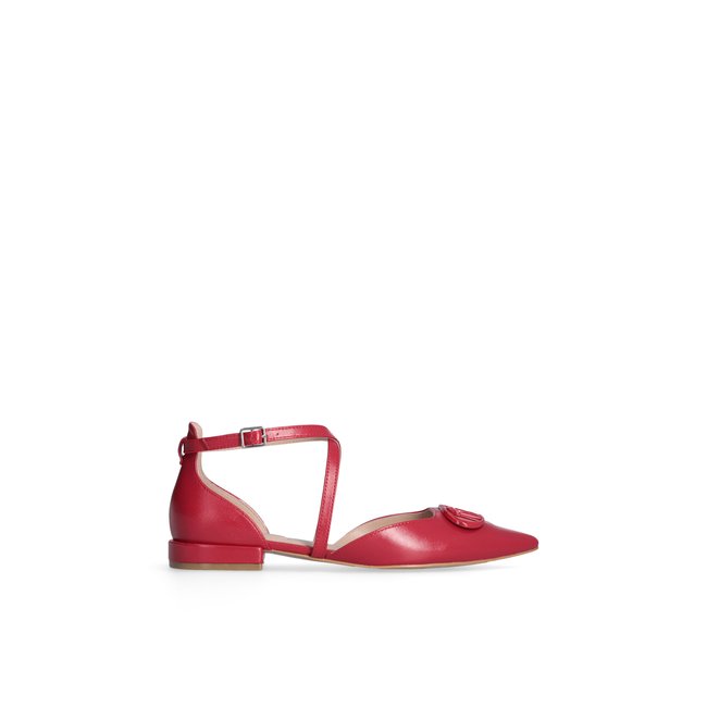 Ballerines rouges avec maxi logo - LIU JO