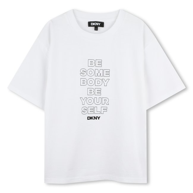 T-shirt manches courtes coton blanc <span itemprop=