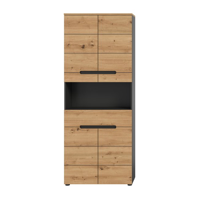 Double colonne de salle de bain 4 portes ENO Couleur bois clair <span itemprop=