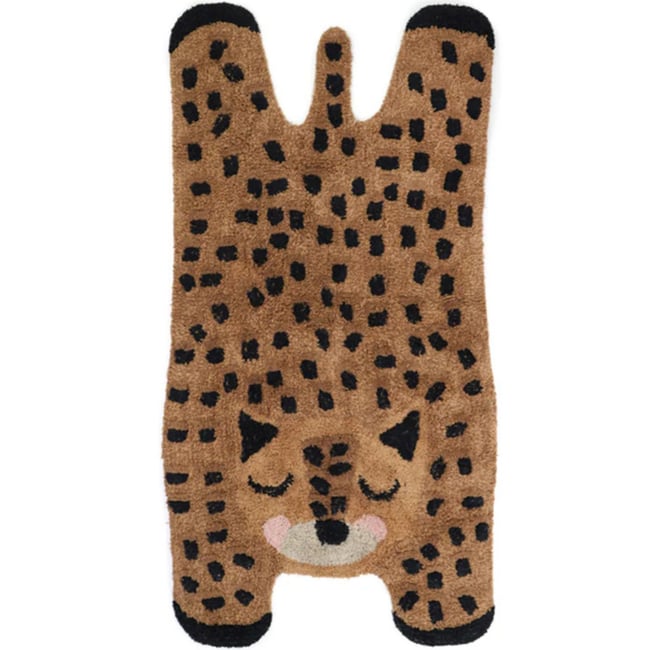 Tapis Little Cheetah Couleur marron, noir écru <span itemprop=