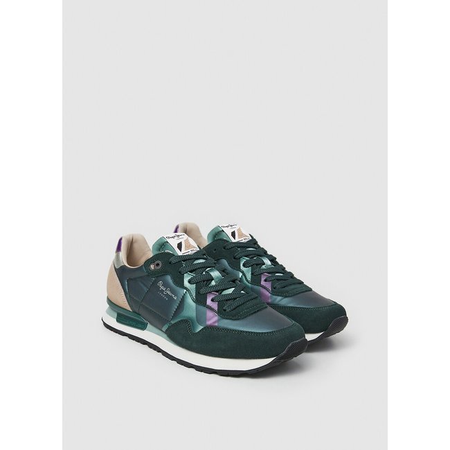 Baskets basses Brit Prints W vert <span itemprop=
