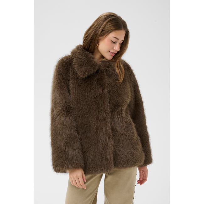 Manteau marron shaved chocolate <span itemprop=
