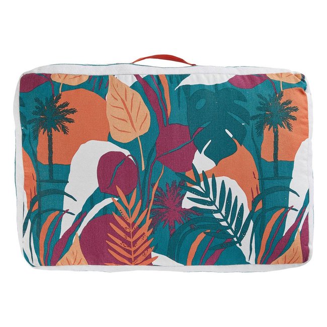 Coussin de sol d'extérieur YUCATAN multicolore <span itemprop=
