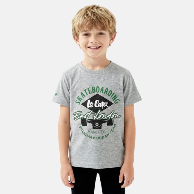 T-shirt manches courtes, col rond SKATE PARK - LEE COOPER