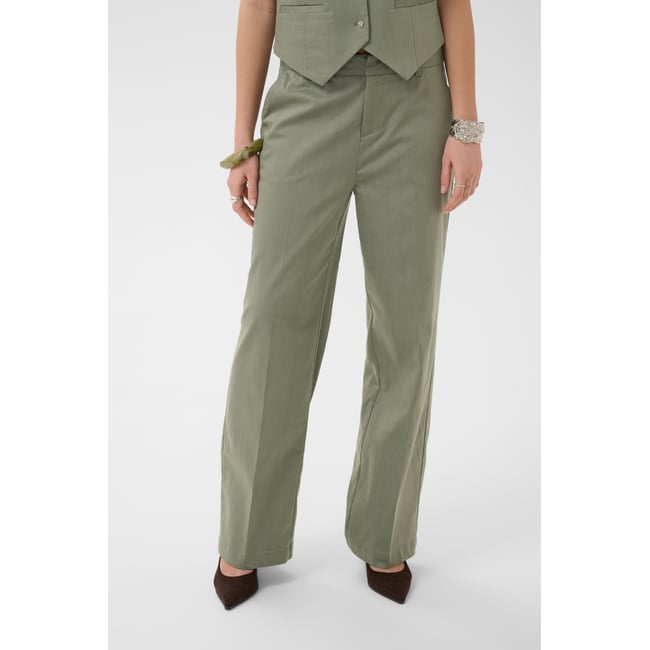 Pantalon de costume mulled basil <span itemprop=