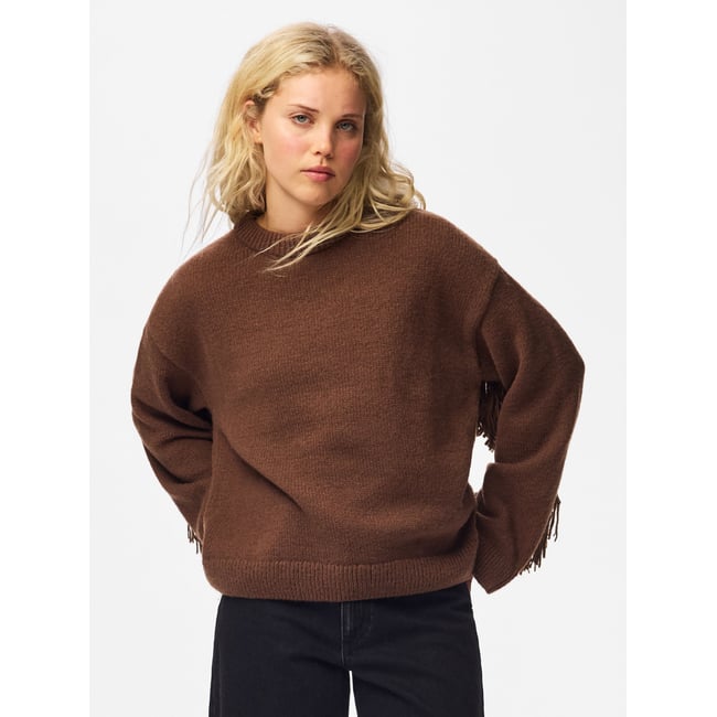 Pull En Maille marron - downtown brown1 <span itemprop=