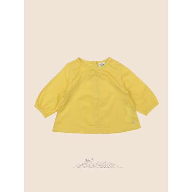 Blouse - Très bon état jaune <span itemprop=